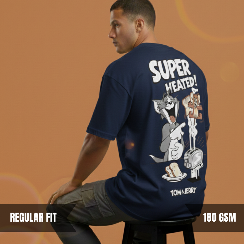 SUPER HEATED! Tom & Jerry Tee — Regular Fit (180 GSM)