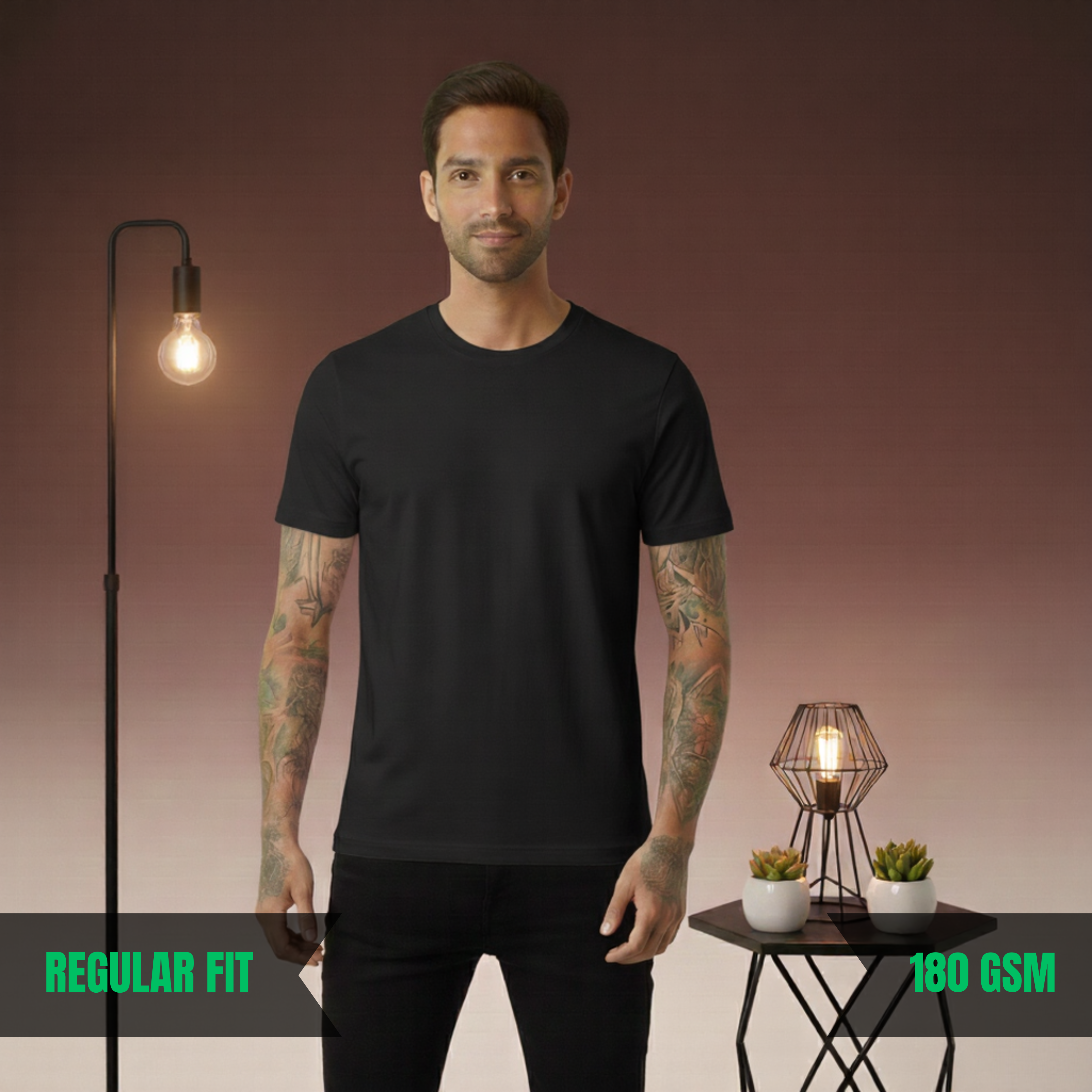 PLAIN COLOR ESSENTIAL TEE — ROUGE THEORY