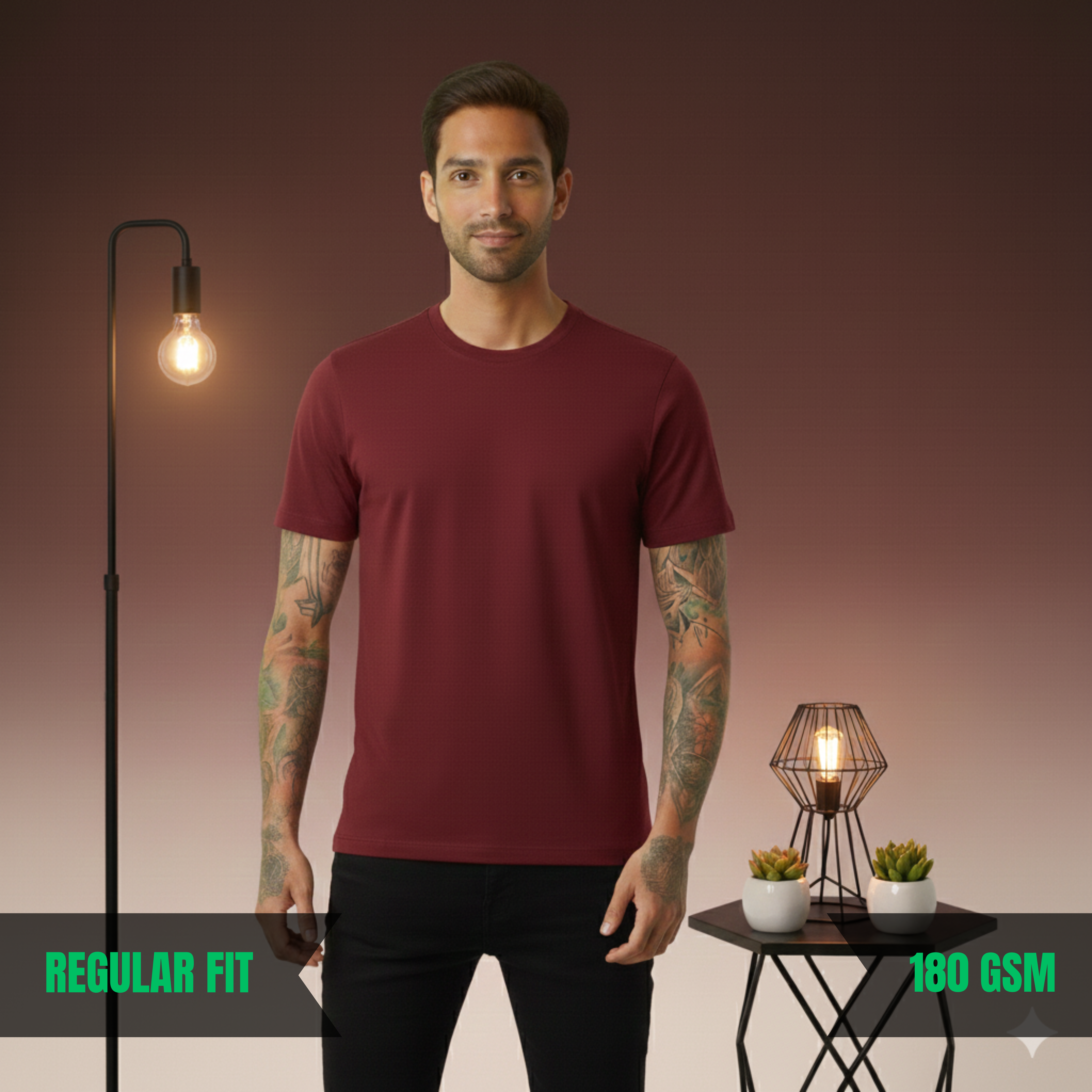 PLAIN COLOR ESSENTIAL TEE — ROUGE THEORY