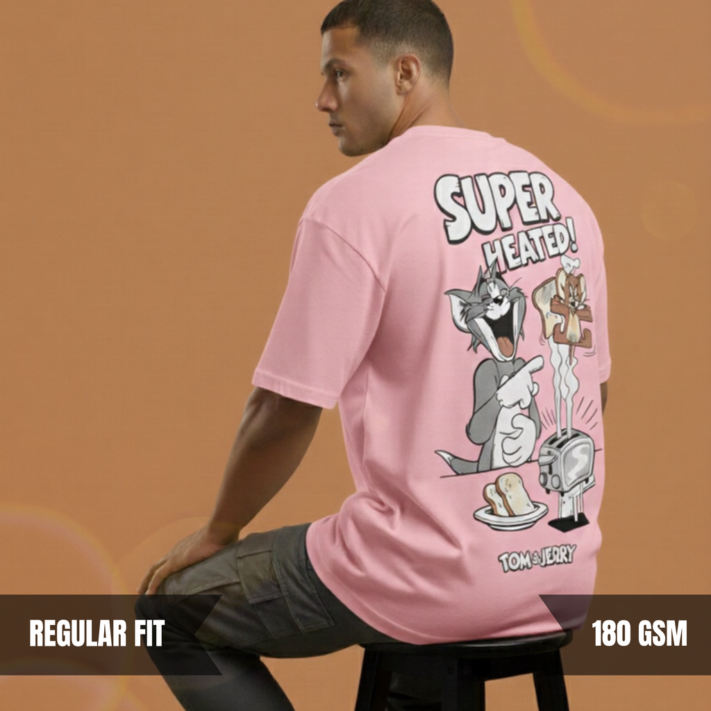 SUPER HEATED! Tom & Jerry Tee — Regular Fit (180 GSM)