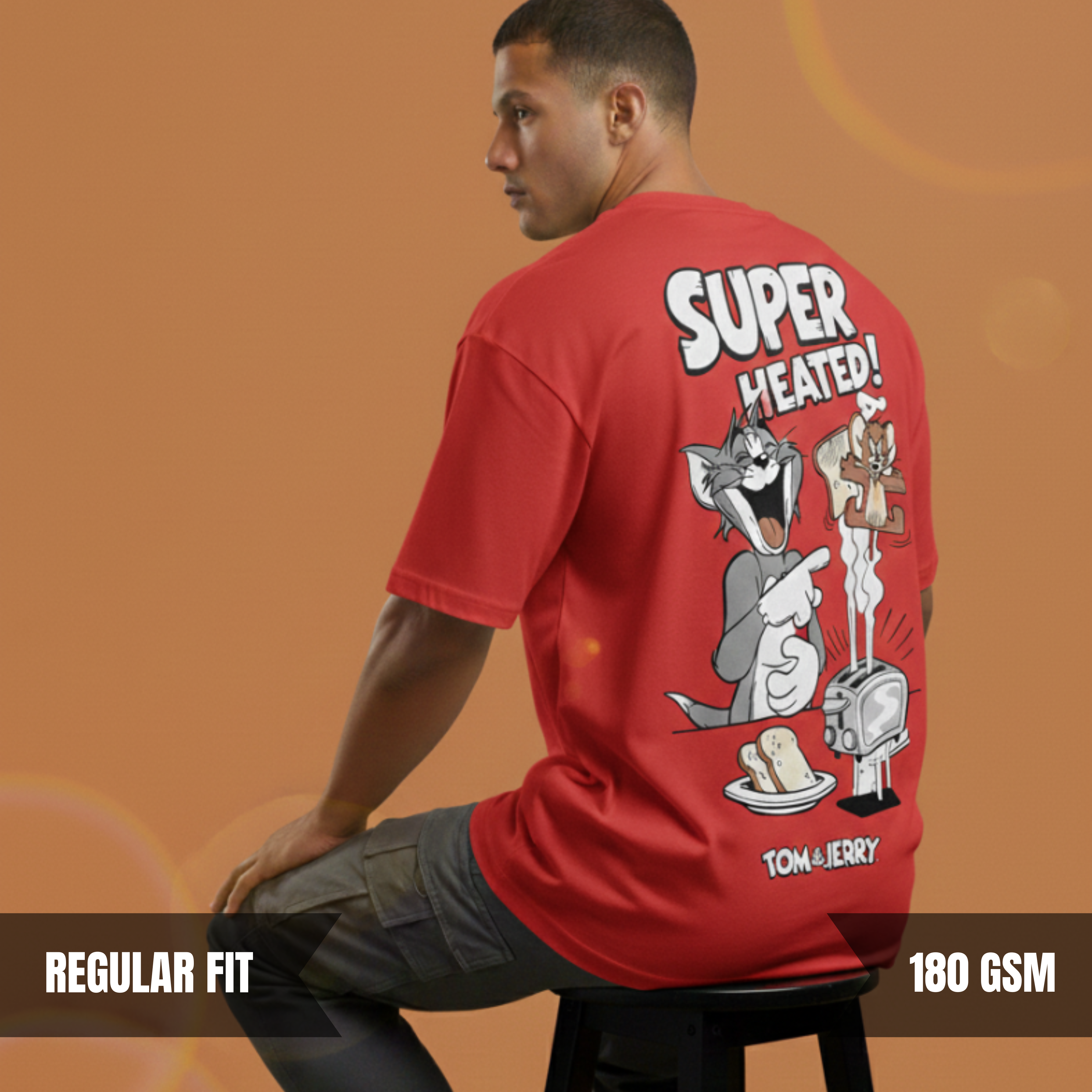 SUPER HEATED! Tom & Jerry Tee — Regular Fit (180 GSM)